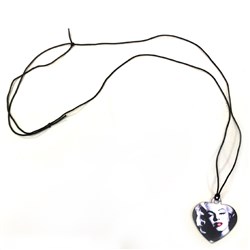 Collana cuore in alluminio