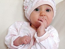 Trapunta bimbo con foto