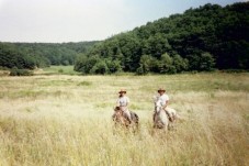 Uscita di un'ora e mezzo a cavallo per 2 in Toscana