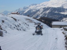 Escursione in Motoslitta
